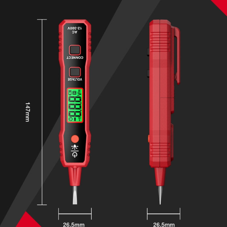 HABOTEST LCD Digital Display Sound Light Alarm High Sensitivity Test Pen(HT89A) - Current & Voltage Tester by HABOTEST | Online Shopping South Africa | PMC Jewellery | Buy Now Pay Later Mobicred