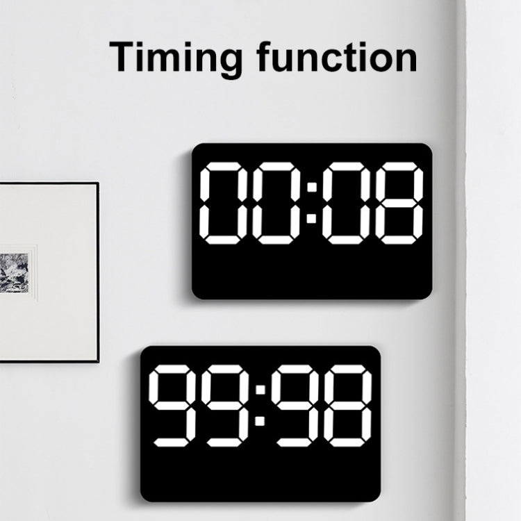 Multifunctional LED Digital Display Electronic Wall Clock Living Room Silent Alarm Clock, Color: Green - Wall Clock by PMc TechLife | Online Shopping South Africa | PMc TechLife | Buy Now Pay Later Mobicred