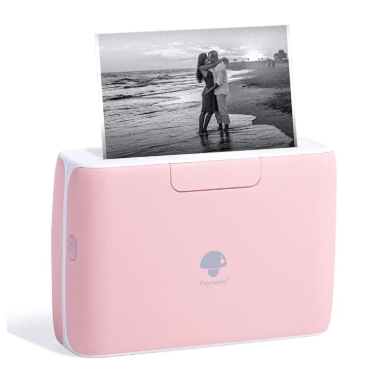 Phomemo M04S Thermal Printer Support 4 Inch Printing Width 300dpi Bluetooth Inkless Printer(Pink) - Printer by Phomemo | Online Shopping South Africa | PMC Jewellery | Buy Now Pay Later Mobicred