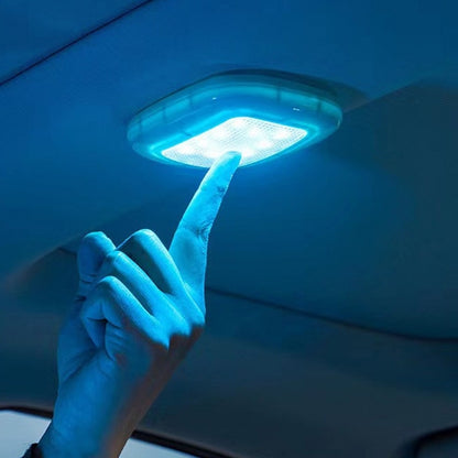 Car USB Charging Strong Magnetic Roof Reading LED Light(Grey) - Dome Lights by PMC Jewellery | Online Shopping South Africa | PMC Jewellery | Buy Now Pay Later Mobicred