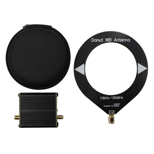 Donut Broadband Antenna With Low Impedance Converter(Black) - Car Amplifiers by PMC Jewellery | Online Shopping South Africa | PMC Jewellery | Buy Now Pay Later Mobicred