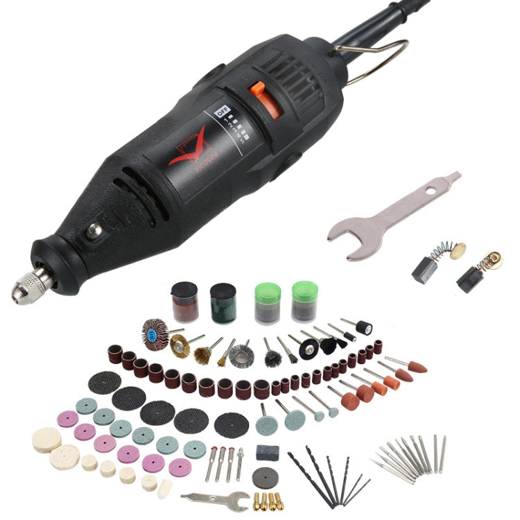 VICOVER Small Adjustable Speed Electrical Grinder Set Jade Carving Pen Polishing Tool EU Plug, Model: 147pcs Parts - free shipping - PMC TechLife - Order now!
