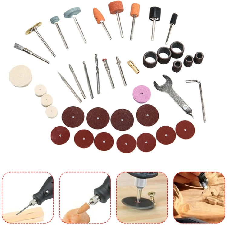 VICOVER Small Adjustable Speed Electrical Grinder Set Jade Carving Pen Polishing Tool EU Plug, Model: 147pcs Parts+Soft Shaft - Abrasive Tools & Accessories by VICOVER | Online Shopping South Africa | PMC Jewellery | Buy Now Pay Later Mobicred