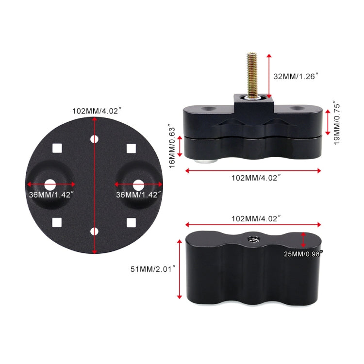 Car Modification RX Fuel Tank Bracket With Key(Black) - Engine Fittings by PMC Jewellery | Online Shopping South Africa | PMC Jewellery | Buy Now Pay Later Mobicred