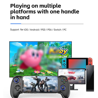 BSP-D10S Wireless Stretch Game Controller With Heat Dissipation Fan for Switch / Android / IOS / PC / PS3 / PS4(Black) - Controller Gamepad by PMC Jewellery | Online Shopping South Africa | PMC Jewellery | Buy Now Pay Later Mobicred