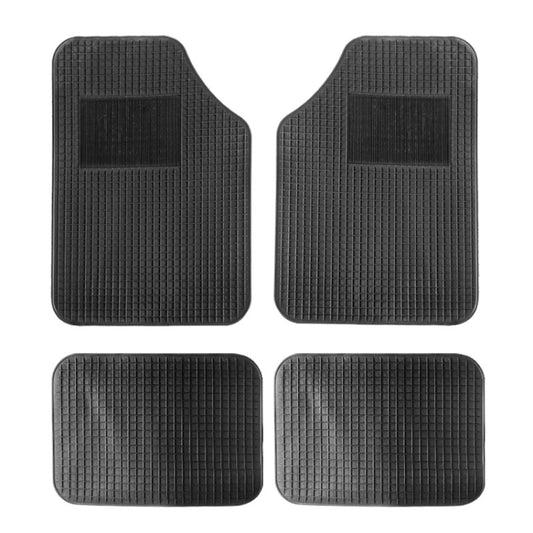 4pcs/Set Car PVC Anti-slip Waterproof Durable Floor Mats(Square) - Floor Mats by PMC Jewellery | Online Shopping South Africa | PMC Jewellery | Buy Now Pay Later Mobicred