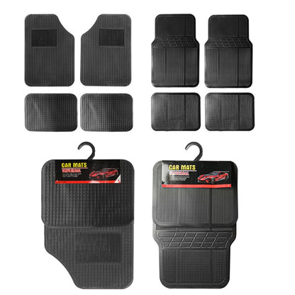 4pcs/Set Car PVC Anti-slip Waterproof Durable Floor Mats(Square) - Floor Mats by PMC Jewellery | Online Shopping South Africa | PMC Jewellery | Buy Now Pay Later Mobicred