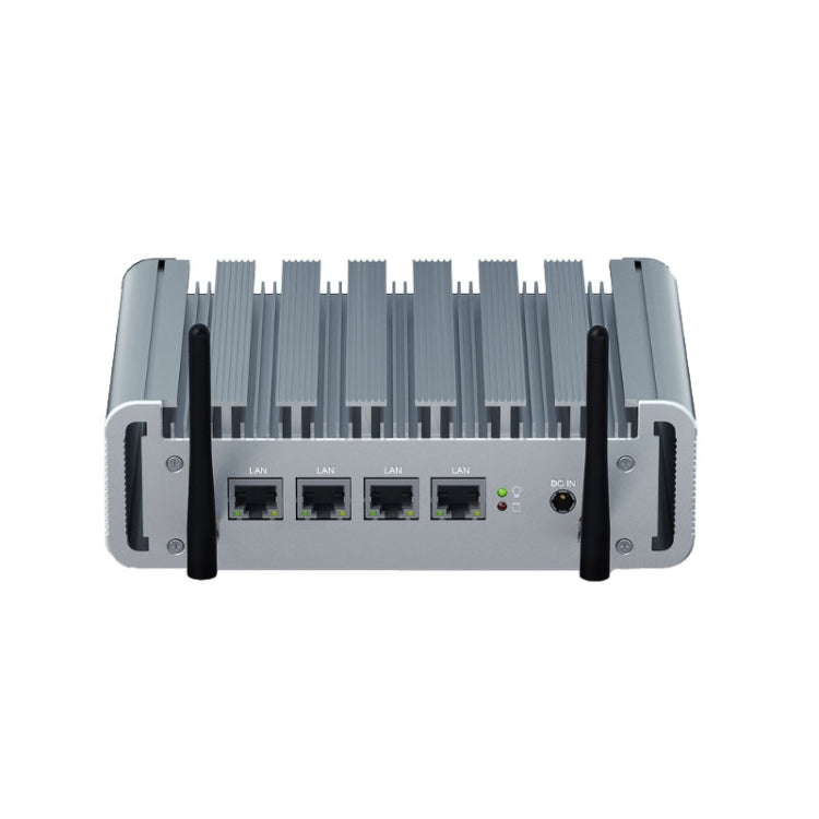 HYSTOU P09B-J4125-4L 8GB DDR4+128GB SSD Industrial Computer Soft Route From 2.5G Multi -Network HTPC Server Mini Console(With EU Adapter) - free shipping - PMc TechLife - Order now!