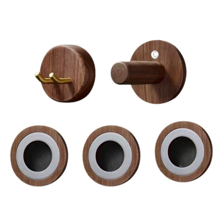 For Dyson Hair Dryer Plug Walnut Wall-mounted Storage Rack Wooden Shelf - For Dyson Accessories by PMC Jewellery | Online Shopping South Africa | PMC Jewellery | Buy Now Pay Later Mobicred