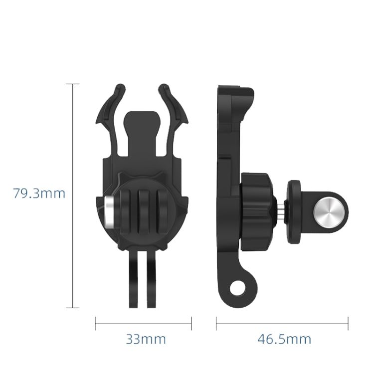TELESIN GP-MTB-T02 Sports Camera Double Head J-Buckle Backpack Quick Release Conversion Accessory(Rotatable) -  by TELESIN | Online Shopping South Africa | PMC TechLife | Buy Now Pay Later Mobicred
