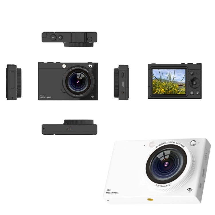 High-Definition CCD Digital Camera 64 Million WiFi Card Camera, Color: Black - Video Cameras by PMC TechLife | Online Shopping South Africa | PMC TechLife | Buy Now Pay Later Mobicred