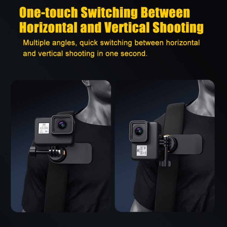 Universal Magnetic Quick-release Backpack Clip for Sports Cameras, Spec: With Phone Clip - Backpack Clip by PMC Jewellery | Online Shopping South Africa | PMC Jewellery | Buy Now Pay Later Mobicred