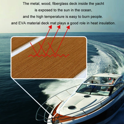 240x90x0.6cm Yacht RV Modification Imitation Teak Floor EVA Anti-slip Mat - Floor Mats by PMC Jewellery | Online Shopping South Africa | PMC Jewellery | Buy Now Pay Later Mobicred