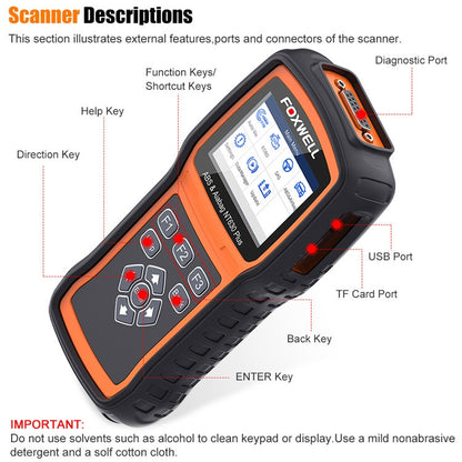 FOXWELL NT630 Plus OBD2 Scanner SRS ABS Code Reader SAS OIL EPB Reset Diagnostic - Electronic Test by FOXWELL | Online Shopping South Africa | PMC Jewellery | Buy Now Pay Later Mobicred