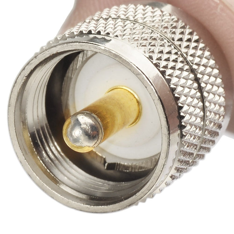 10m BNC Male Right Angle To UHF PL259 Male RG58 Coaxial Cable - Connectors by PMC Jewellery | Online Shopping South Africa | PMC Jewellery | Buy Now Pay Later Mobicred