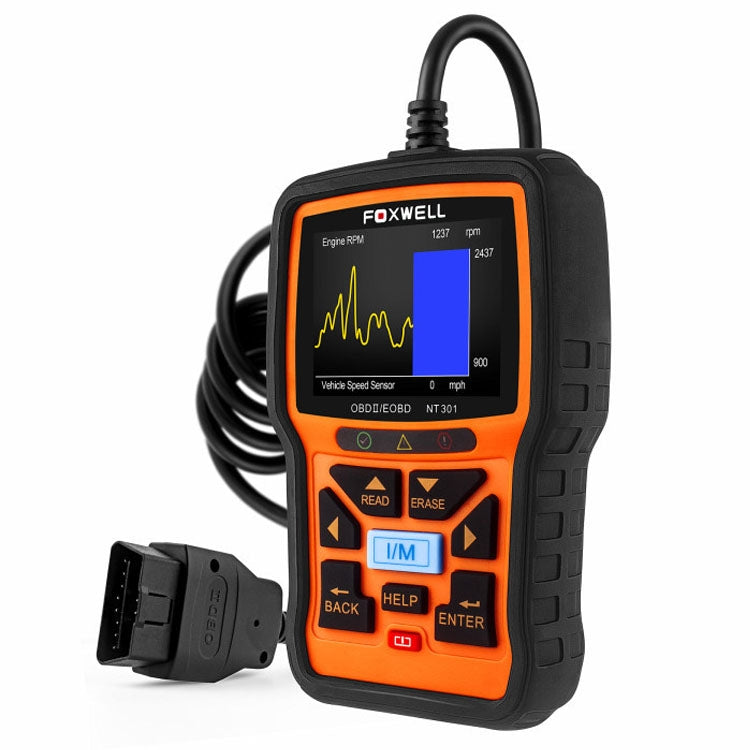 FOXWELL NT301 OBD2 Car Fault Diagnostic Instrument Live Data Code Reader Tool - Electronic Test by FOXWELL | Online Shopping South Africa | PMC Jewellery | Buy Now Pay Later Mobicred