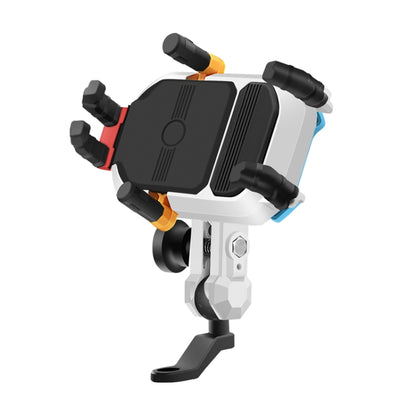 Colorful Motorcycle Shock-absorbing Navigation Mobile Phone Holder(Mirror Mount) - Holder by PMC Jewellery | Online Shopping South Africa | PMC Jewellery | Buy Now Pay Later Mobicred