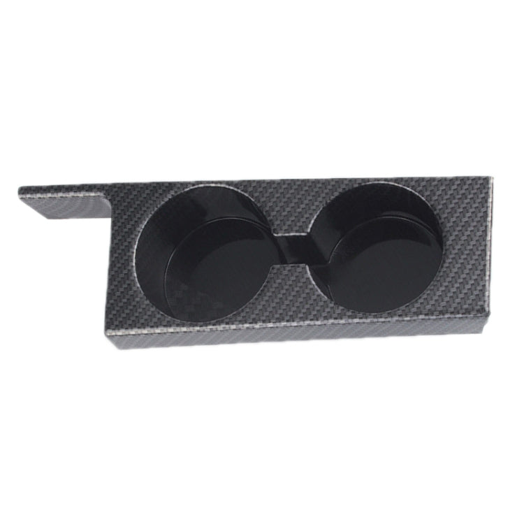 For BMW 5 Series E39/528i/530i/M5 Left-hand Drive Car Central Control Cup Holder, Color: Carbon Grain With Groove - Car Drink Holders by PMC Jewellery | Online Shopping South Africa | PMC Jewellery | Buy Now Pay Later Mobicred