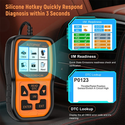 AUTOPHIX OM126P OBD2 Automotive Scanner Car Engine Diagnosis Tool - Electronic Test by AUTOPHIX | Online Shopping South Africa | PMC Jewellery | Buy Now Pay Later Mobicred