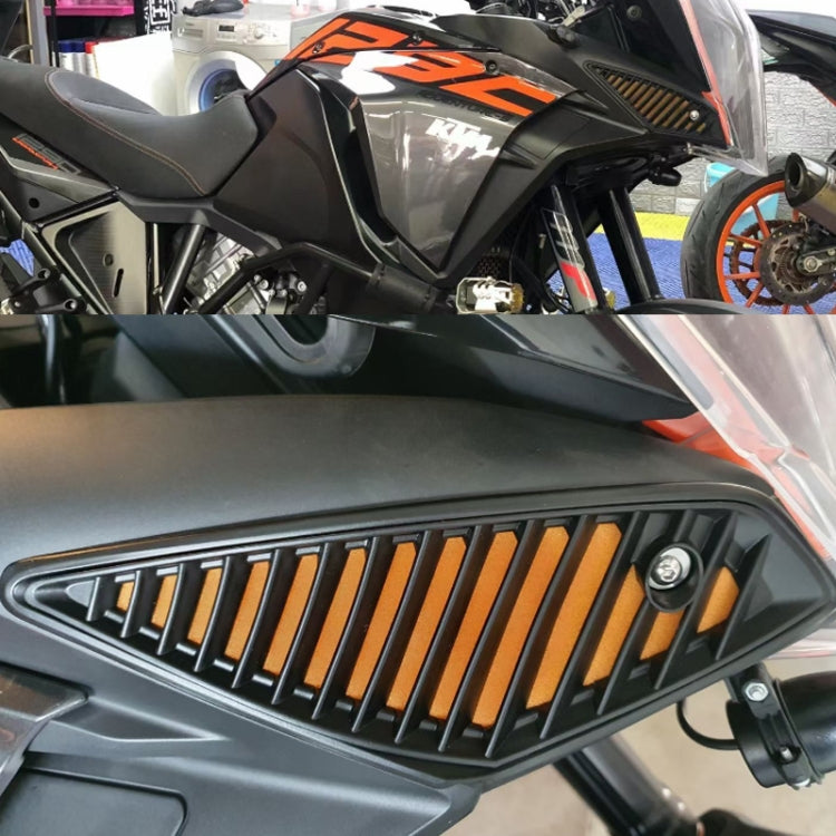 For KTM 1290 Air Filter Dust Cover(Black Orange) - Ornamental Parts by PMC Jewellery | Online Shopping South Africa | PMC Jewellery | Buy Now Pay Later Mobicred