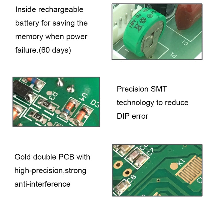 SINOTIMER CN101S-5V 1 Second Interval Digital LCD Timer Switch 7 Days Weekly Programmable Time Relay - Switch by SINOTIMER | Online Shopping South Africa | PMC Jewellery | Buy Now Pay Later Mobicred