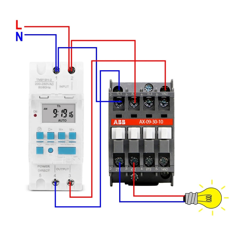 SINOTIMER TM919H-3 24V 16A DIN Rail 4 Pins Voltage Output Digital Switch Timer Automatic Cycle Timing Controller - Switch by SINOTIMER | Online Shopping South Africa | PMC Jewellery | Buy Now Pay Later Mobicred