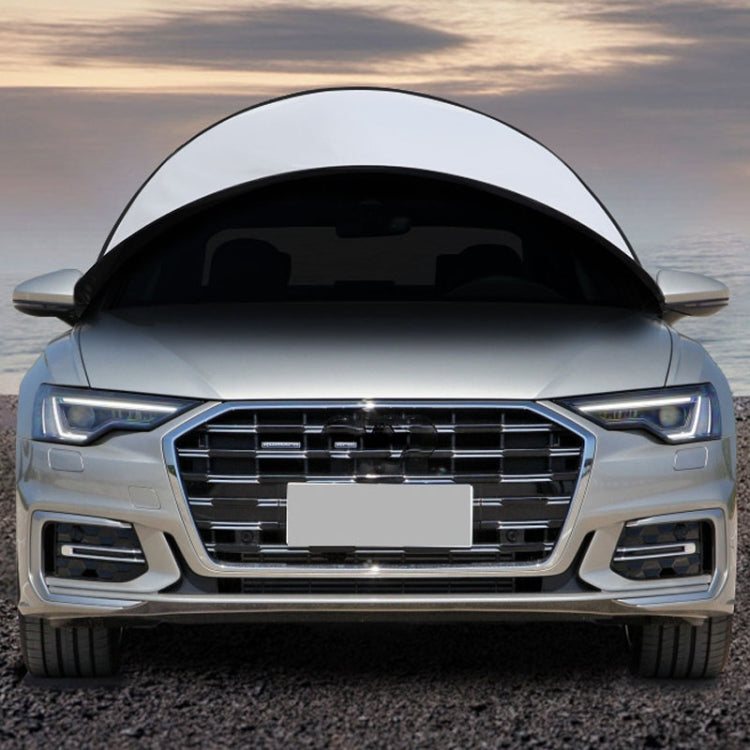 Car Sunshade Front Cover Sunscreen Heat Shield(Silver Vinyl) - Window Foils & Solar Protection by PMC TechLife | Online Shopping South Africa | PMC TechLife | Buy Now Pay Later Mobicred