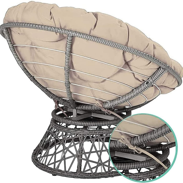 130x130cm Multifunctional Round Thickened Soft Hammock Cradle Cushion(Coffee) - free shipping - PMc TechLife - Order now!