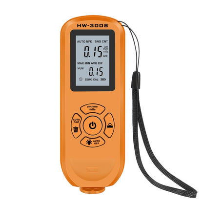 HW-300S High Precision Coating Thickness Gauge Anti-skid Paint Film Gauge(Orange Vertical Screen) - Coating Thickness Gauge by PMC Jewellery | Online Shopping South Africa | PMC Jewellery | Buy Now Pay Later Mobicred