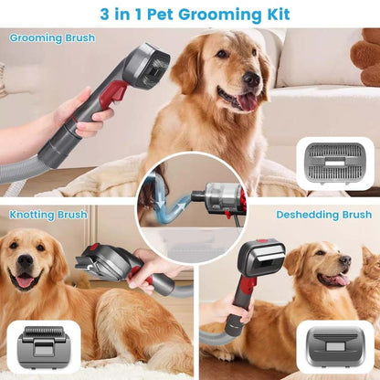 For Dyson V7 V8 V10 V11 V15 Pet 3 In 1 Grooming Suction Head Set Without Hose - For Dyson Accessories by PMC Jewellery | Online Shopping South Africa | PMC Jewellery | Buy Now Pay Later Mobicred