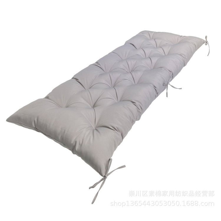 100x50x8cm Outdoor Bench Waterproof Sunscreen Thickened Soft Cushion(Light Gray) - Cushions & Pillows by PMc TechLife | Online Shopping South Africa | PMc TechLife | Buy Now Pay Later Mobicred