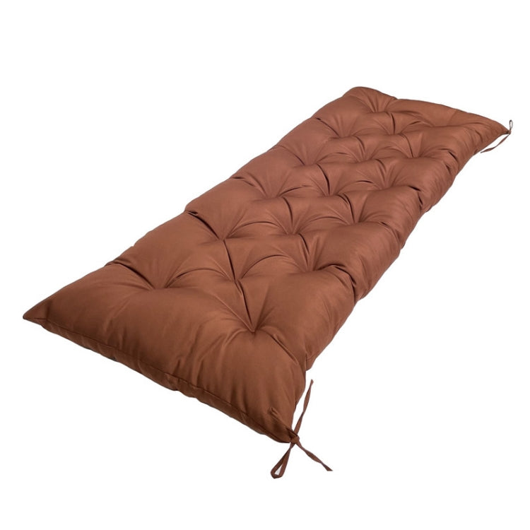 150x50x8cm Outdoor Bench Waterproof Sunscreen Thickened Soft Cushion(Deep Coffee) - Cushions & Pillows by PMc TechLife | Online Shopping South Africa | PMc TechLife | Buy Now Pay Later Mobicred