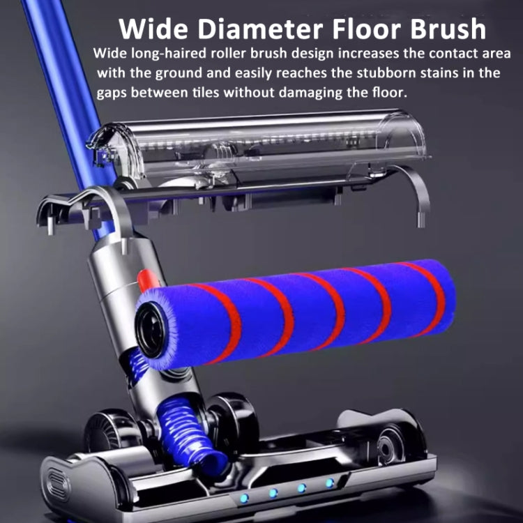 For Dyson V10 Slim V12 Slim  Vacuum Cleaner Soft Velvet Floor Brush Head with LED Lighting Independent Motor - For Dyson Accessories by PMC Jewellery | Online Shopping South Africa | PMC Jewellery | Buy Now Pay Later Mobicred