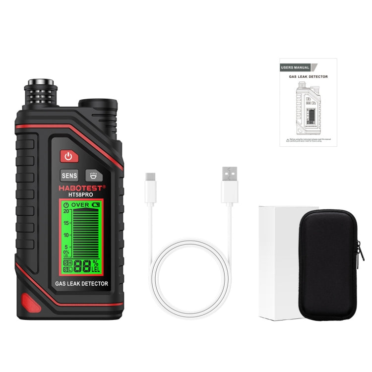 HABOTEST Portable Rechargeable Gas Detector - free shipping - PMC TechLife - Order now!