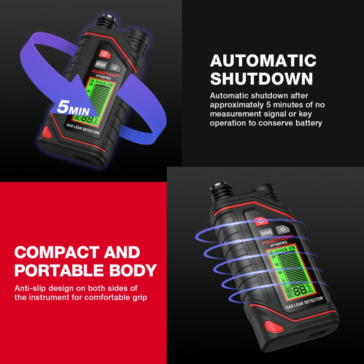 HABOTEST Portable Rechargeable Gas Detector - free shipping - PMC TechLife - Order now!