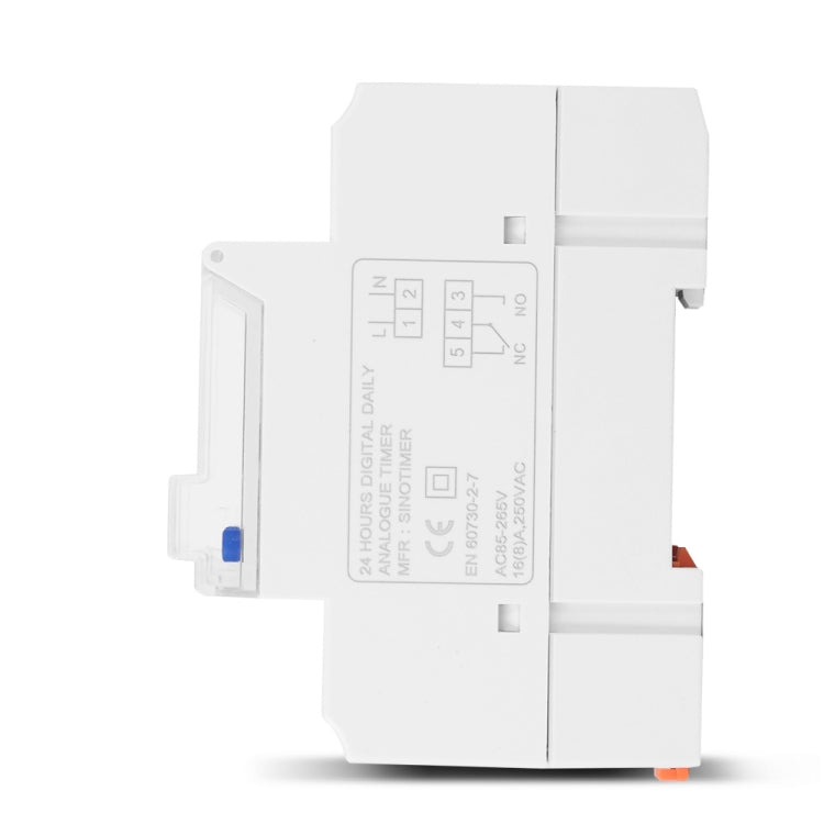 SINOTIMER  TM929AKL 85-265V 16A 24hrs Digital Analogue Din Module Time Switch With Backlight - Switch by SINOTIMER | Online Shopping South Africa | PMC TechLife | Buy Now Pay Later Mobicred