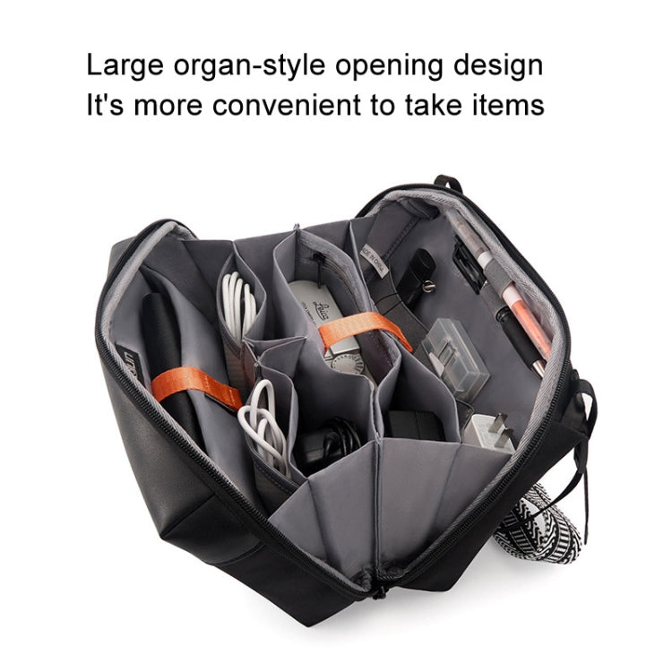 Cwatcun D123 Medium Multifunctional Photography Storage Pack Data Camera Digital Bag(Black) - Strap Satchel by PMC TechLife | Online Shopping South Africa | PMC TechLife | Buy Now Pay Later Mobicred