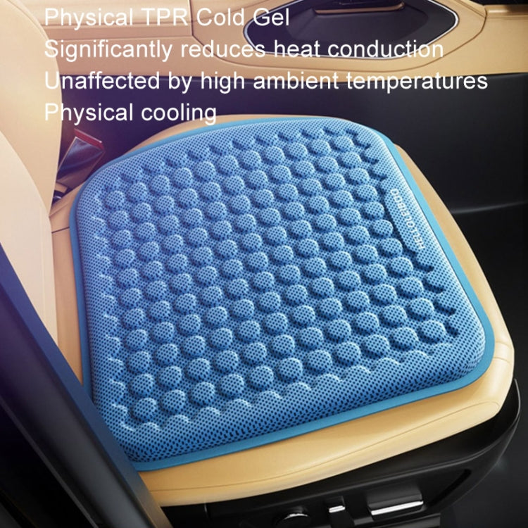 HELLOLEIBOO Car Gel Ice Cushion Four Seasons Universal Breathable Seat Cushion, Color: Double Layer Blue - Seat Accessories by HELLOLEIBOO | Online Shopping South Africa | PMC Jewellery | Buy Now Pay Later Mobicred