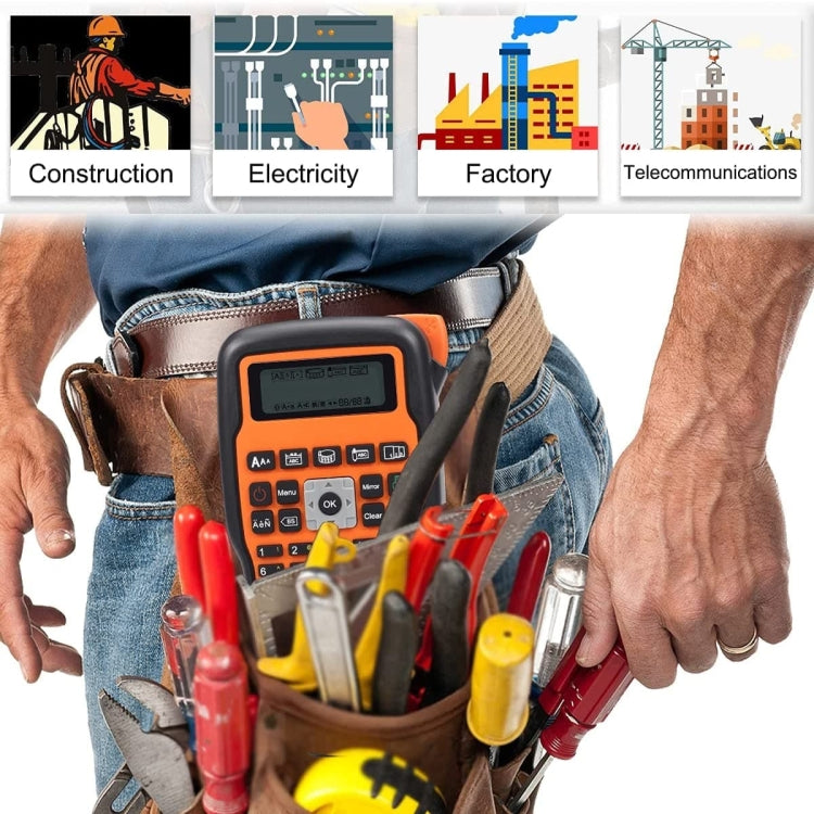 Phomemo E1000 Handheld Industrial Label Maker Thermal Transfer Printer with Keyboard, US Plug(Gray) - free shipping - PMC TechLife - Order now!