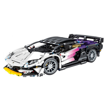 SEMBO 701945 1:14 Sports Racing Car Model Building Blocks Puzzle Assembly Children Toy - Building Blocks by SEMBO | Online Shopping South Africa | PMC Jewellery | Buy Now Pay Later Mobicred