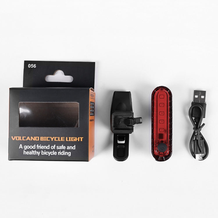 Mountain Bike Night Riding Warning Lamp Bicycle USB Charging Tail Light(White) - Taillights by PMC TechLife | Online Shopping South Africa | PMC TechLife | Buy Now Pay Later Mobicred