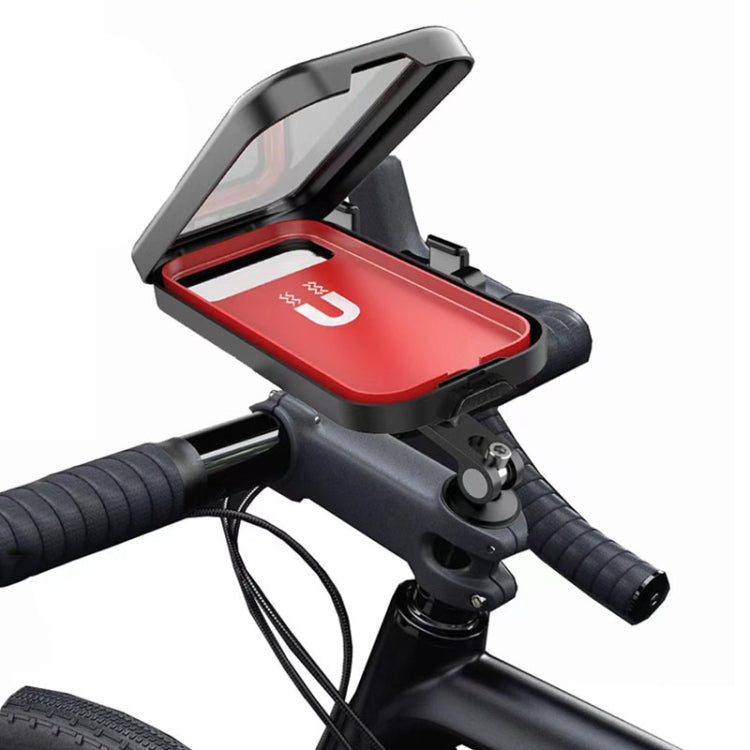 Waterproof Motorcycle Bicycle Cell Phone Holder 360 Rotating Riding Navigation Holder, Model: Handlebar Stand - Holder by PMC Jewellery | Online Shopping South Africa | PMC Jewellery | Buy Now Pay Later Mobicred
