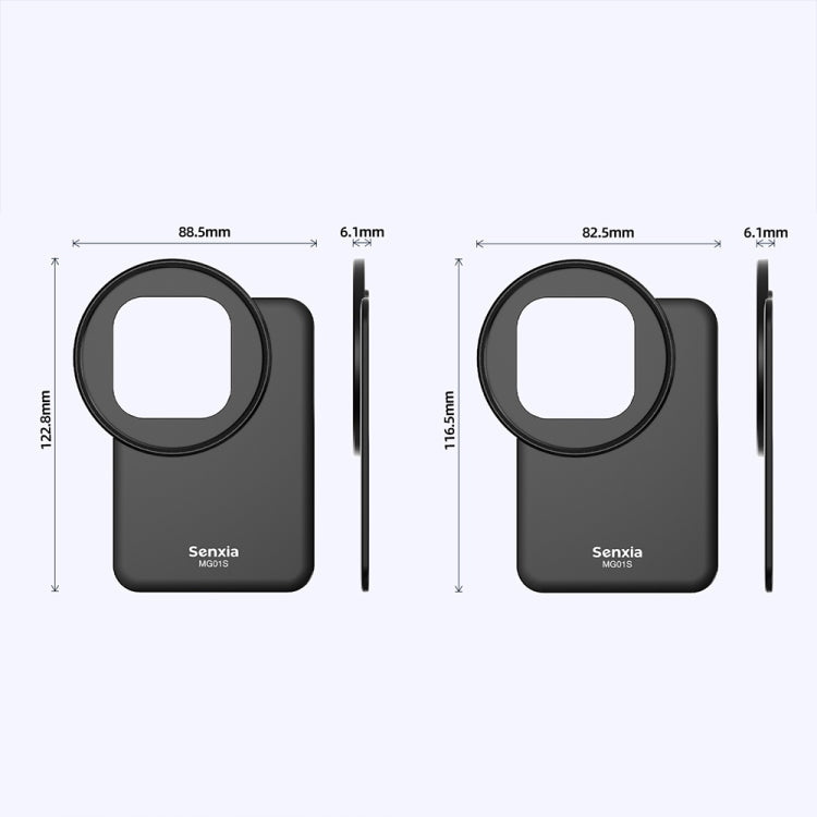 For iPhone Senxia Magsafe Magnetic Mobile Phone Filter Holder Phone Lens Adapter Base For 6.1-inch - Lens & Accessories by Senxia | Online Shopping South Africa | PMC Jewellery | Buy Now Pay Later Mobicred