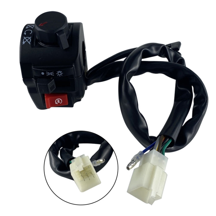 For Storm Taizi 150 Motorcycle Left And Right Handlebar Switch Assembly(Silver) - Grips by PMC TechLife | Online Shopping South Africa | PMC TechLife | Buy Now Pay Later Mobicred