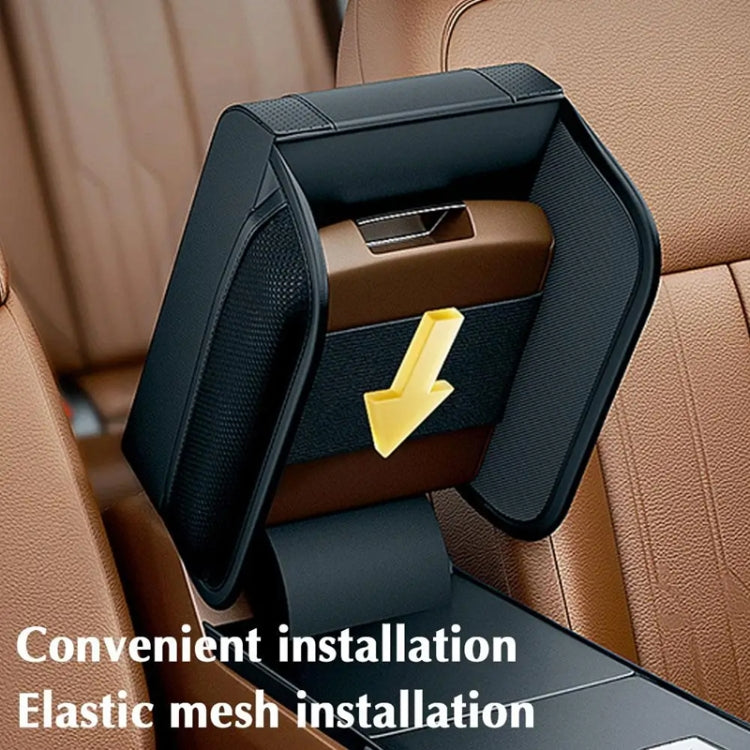 Car Armrest Box Heightening Pad Memory Foam Elbow Support(Black) - Stowing Tidying by PMC TechLife | Online Shopping South Africa | PMC TechLife | Buy Now Pay Later Mobicred