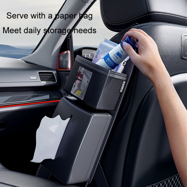 Car Tissue Box Multifunctional Storage Hanging Bag(Black) - Stowing Tidying by PMC TechLife | Online Shopping South Africa | PMC TechLife | Buy Now Pay Later Mobicred