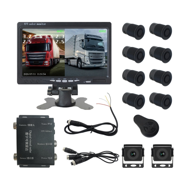 7 Inch Two-Way Display With Reverse Detection Digital Radar(PZ904) - Radar Detectors by PMC Jewellery | Online Shopping South Africa | PMC Jewellery | Buy Now Pay Later Mobicred