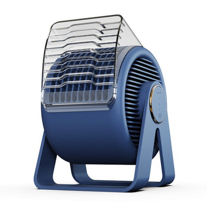 F7 Snail-shaped Desktop Mini Portable Bladeless Air Circulation Fan(Blue) - Electric Fans by PMC Jewellery | Online Shopping South Africa | PMC Jewellery | Buy Now Pay Later Mobicred