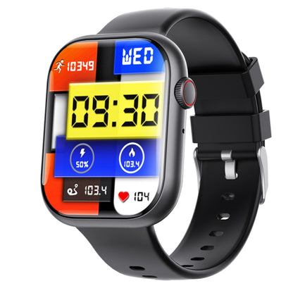 F70  2.1 Inch Screen Smart Watch With Blood Sugar/Blood Oxygen Monitoring /SOS Alarm/100+ Sports Modes, Color: Black Silicone - Smart Watches by PMC Jewellery | Online Shopping South Africa | PMC Jewellery | Buy Now Pay Later Mobicred