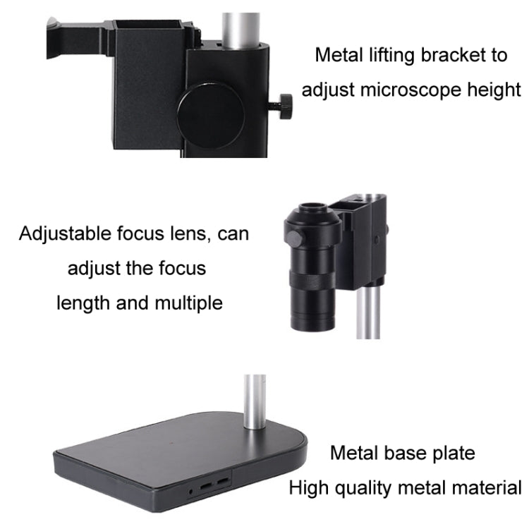 Measuring Electron Microscope Industrial Camera, Specifications: 30 Frames 16 Megapixel Dual Interface With Measurement - Digital Microscope by PMC Jewellery | Online Shopping South Africa | PMC Jewellery | Buy Now Pay Later Mobicred